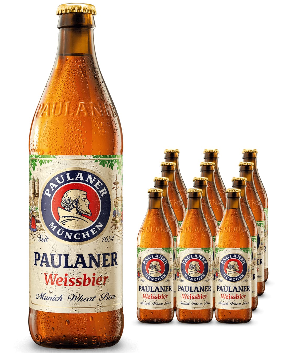 Paulaner Weissbier Beer Multipack, 12 x 500 ml Beer