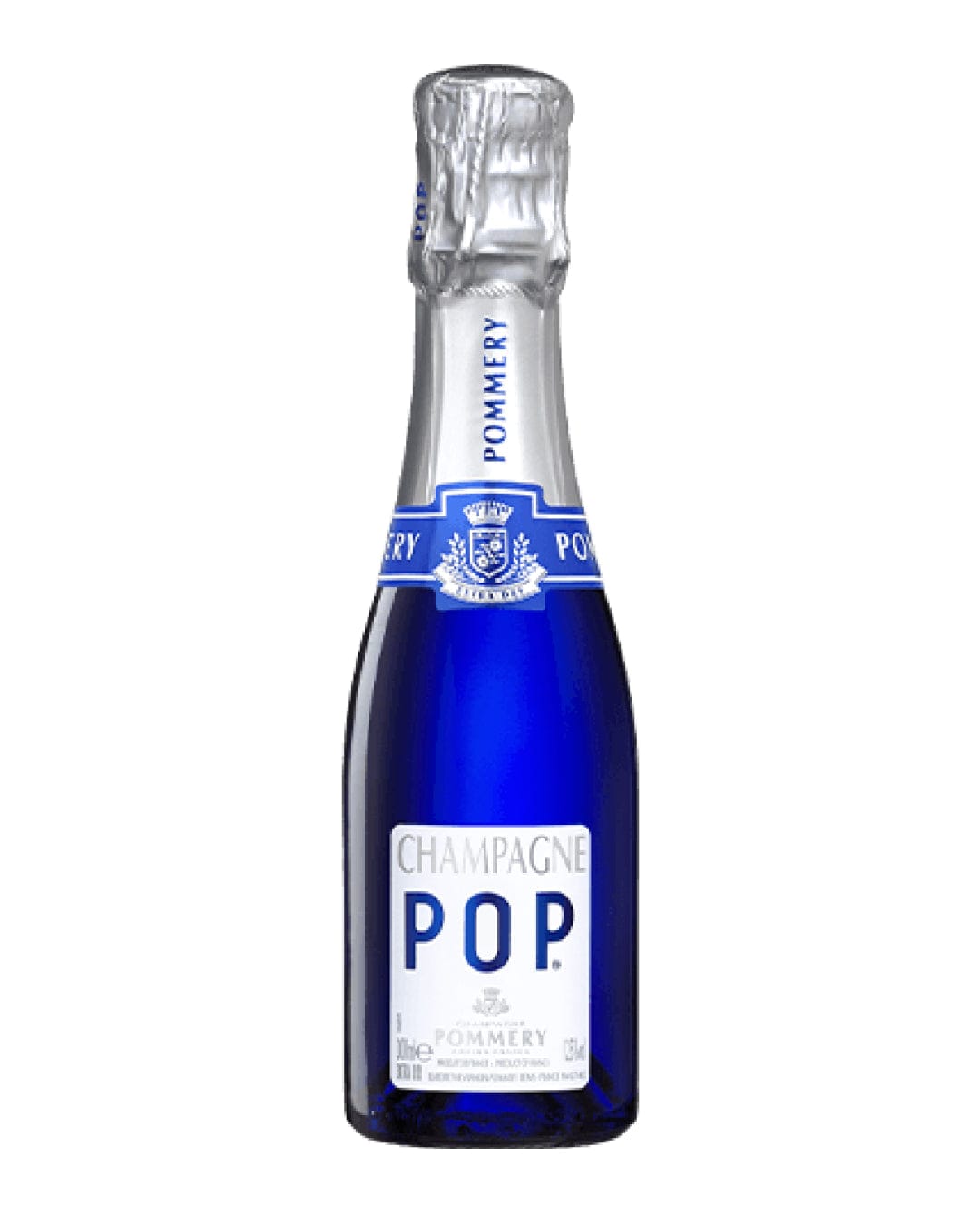 Pommery Blue Pop NV Champagne Miniature, 20 cl Wine Miniatures