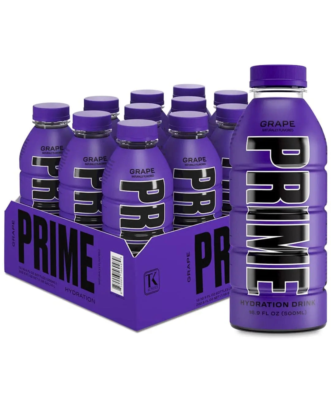 Prime Grape Hydration Drink Multipack, 12 x 500 ml – The Bottle Club