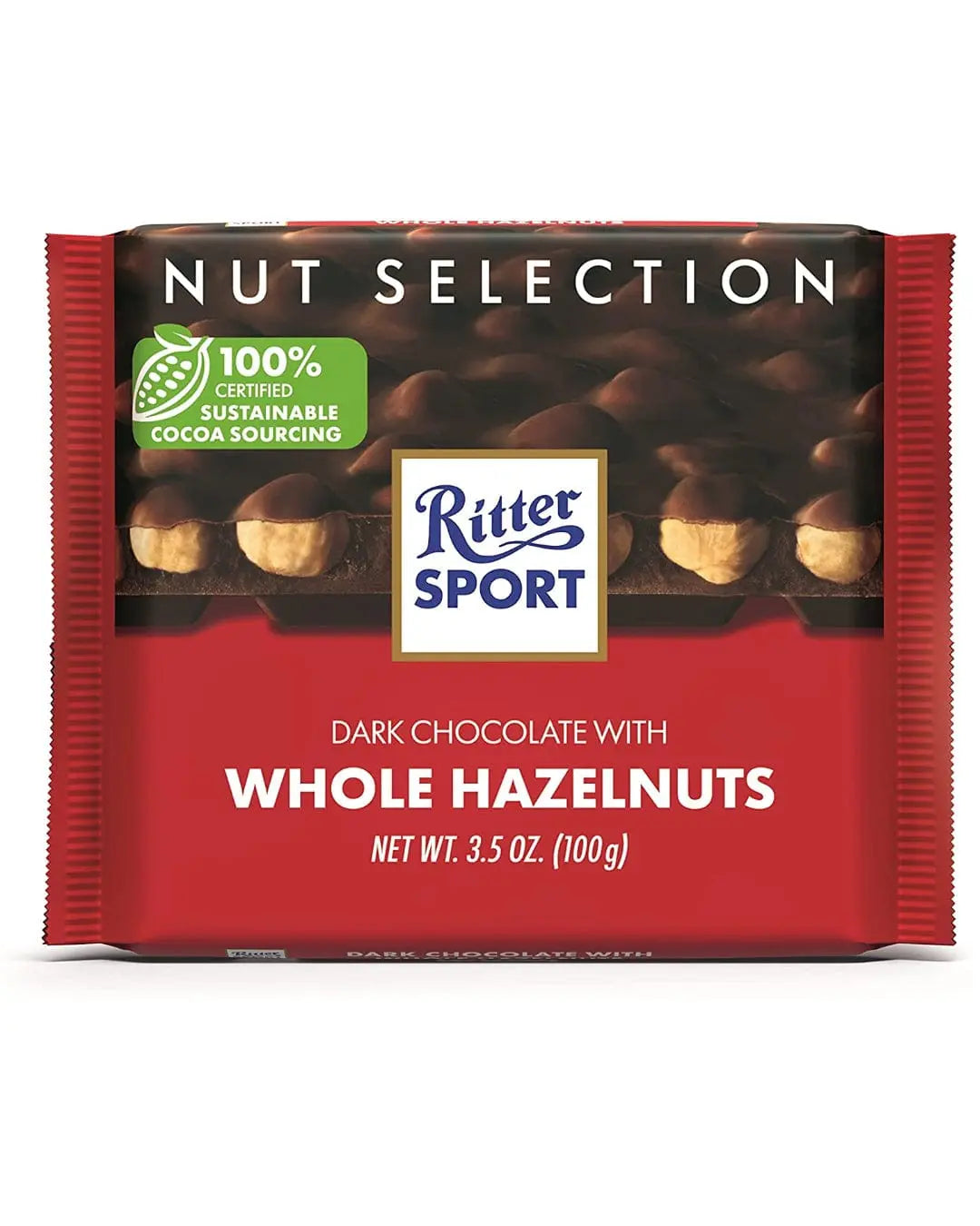 Quality Ritter Sport Dark Whole Hazelnut, 5 x 100g Chocolate