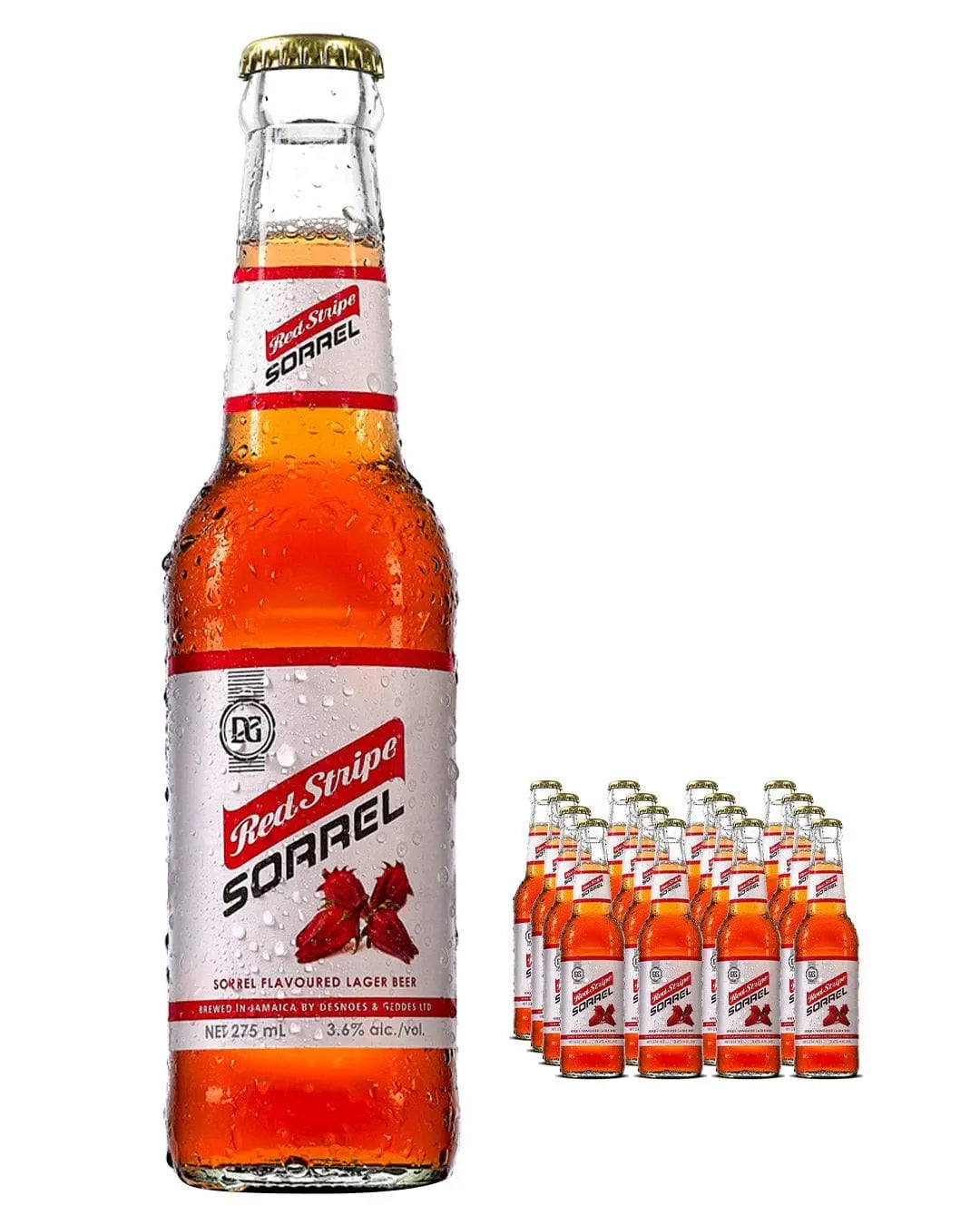 Red Stripe Sorrel Premium Lager Multipack, 24 x 275 ml Beer