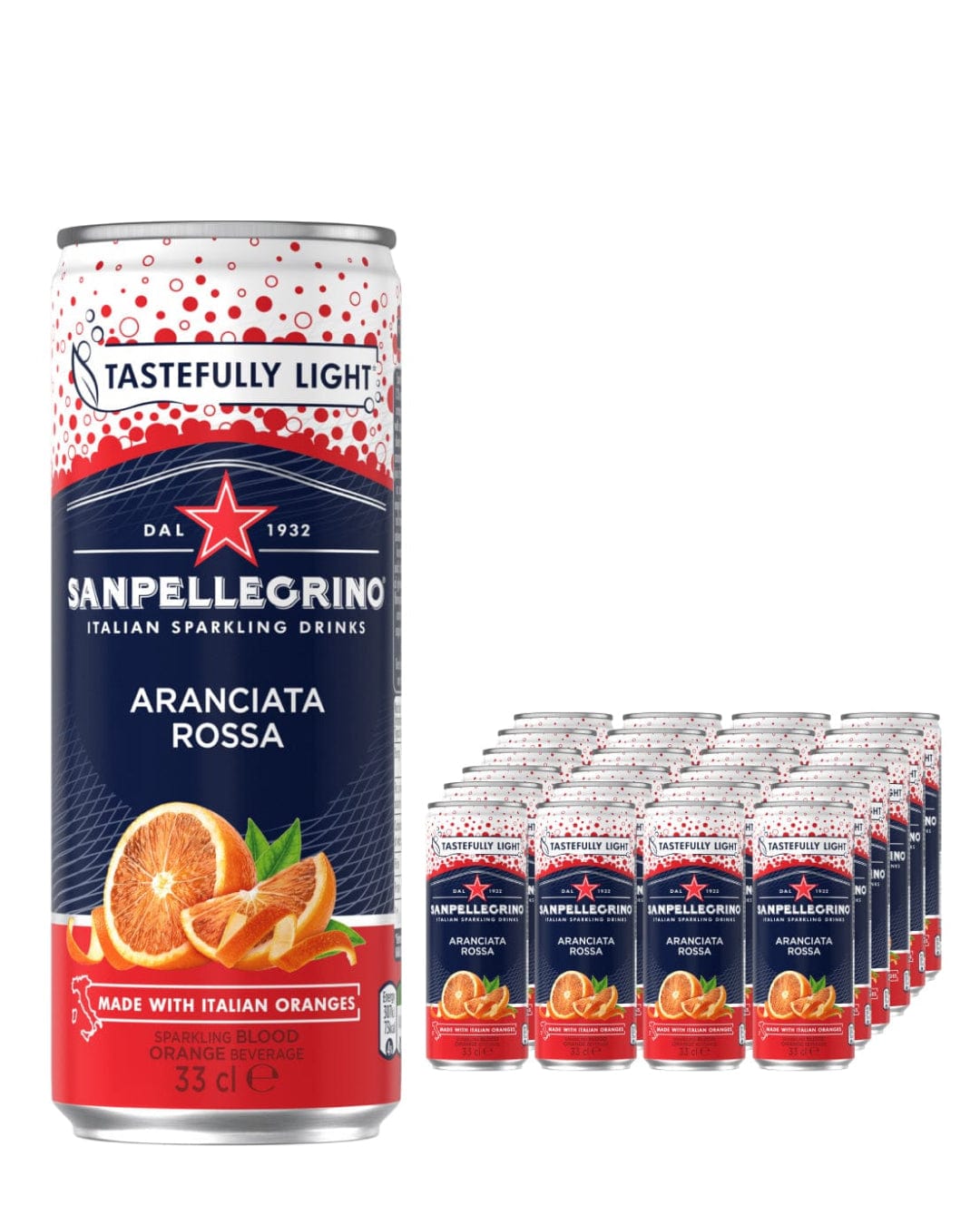 San Pellegrino Aranciata Rossa Blood Orange Multipack, 24 x 330 ml Water 8002270706523