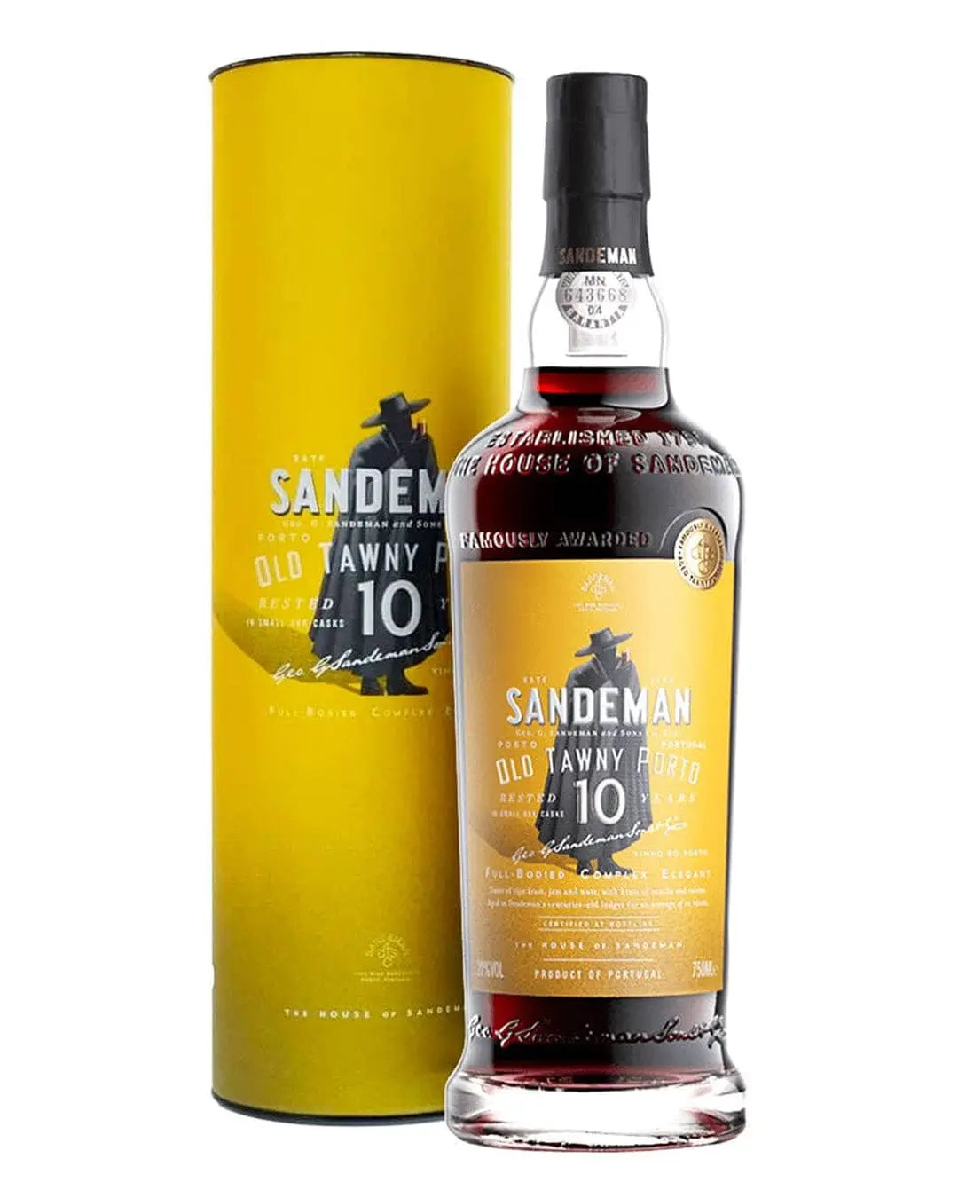 Sandeman 10 Year Old Tawny Port Gift Box, 75 cl – The Bottle Club