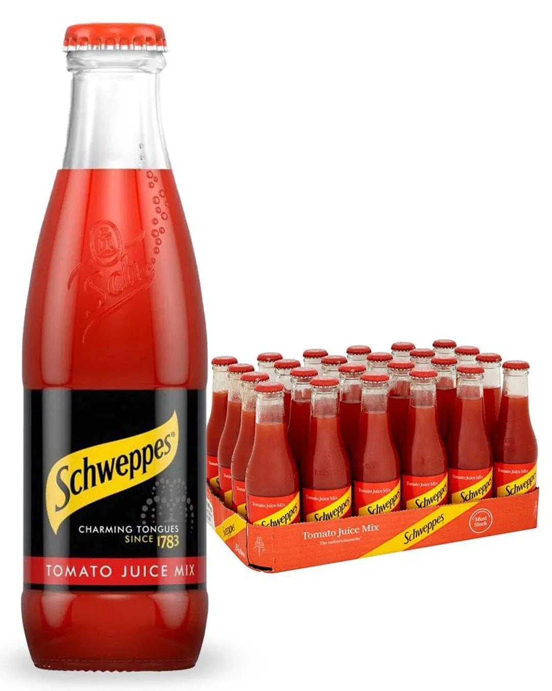 Schweppes Tomato Juice Multipack, 24 x 125 ml Soft Drinks & Mixers 90343711