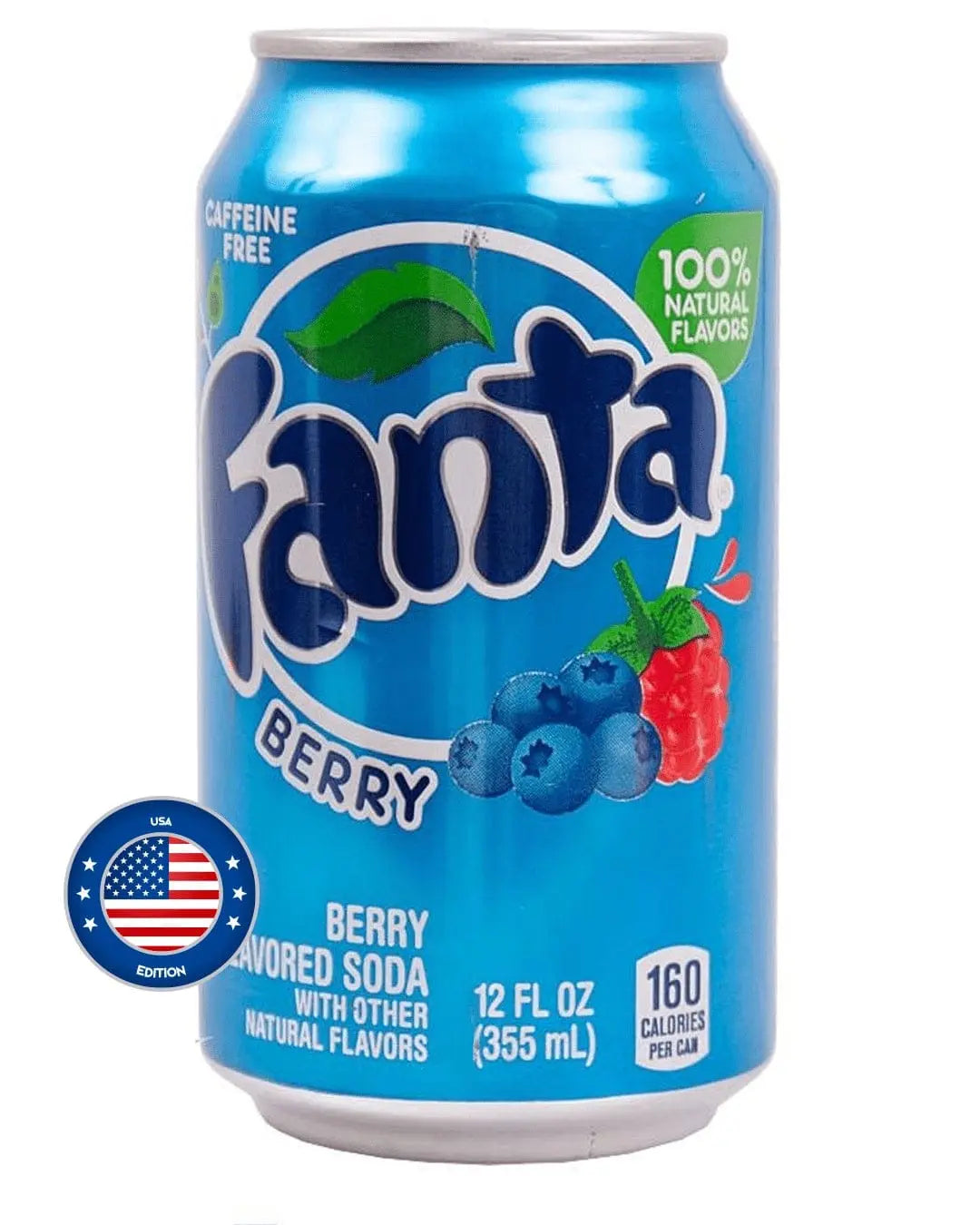 American Fanta Berry Soda, 355 ml Soft Drinks & Mixers