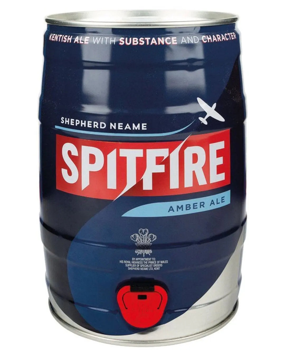 Spitfire Amber Ale Beer Mini Keg, 5 L Beer