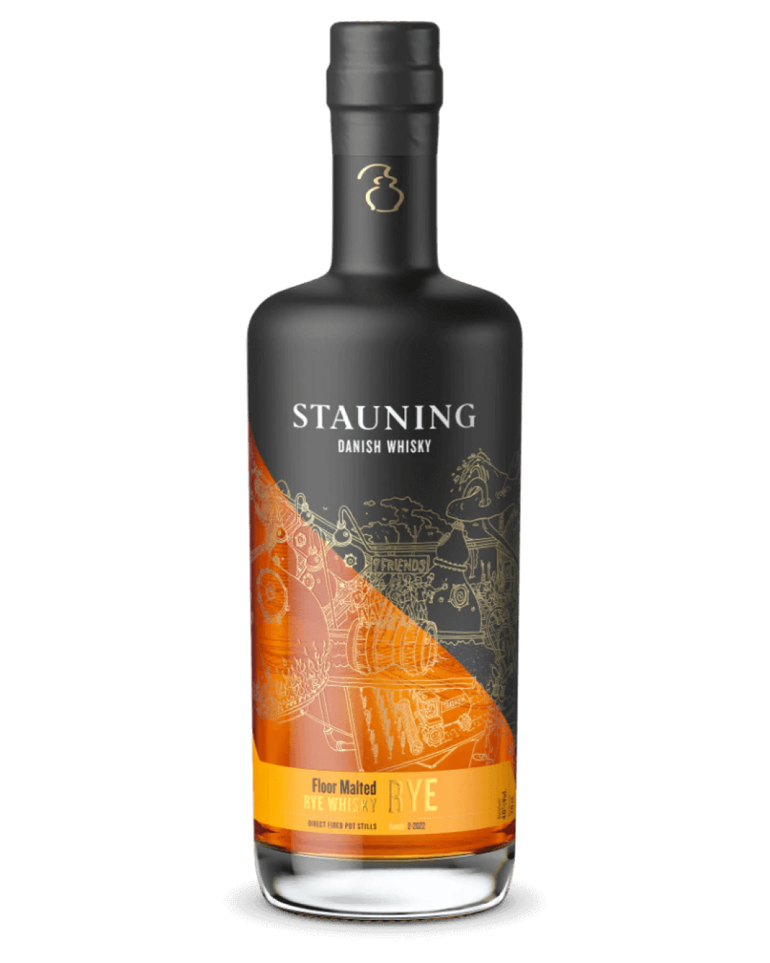 Stauning Danish Rye Whisky, 70 cl Whisky