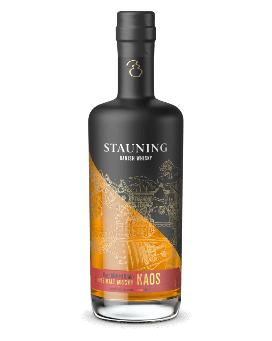 Stauning Kaos Triple Malt Danish Whisky, 70 cl Whisky