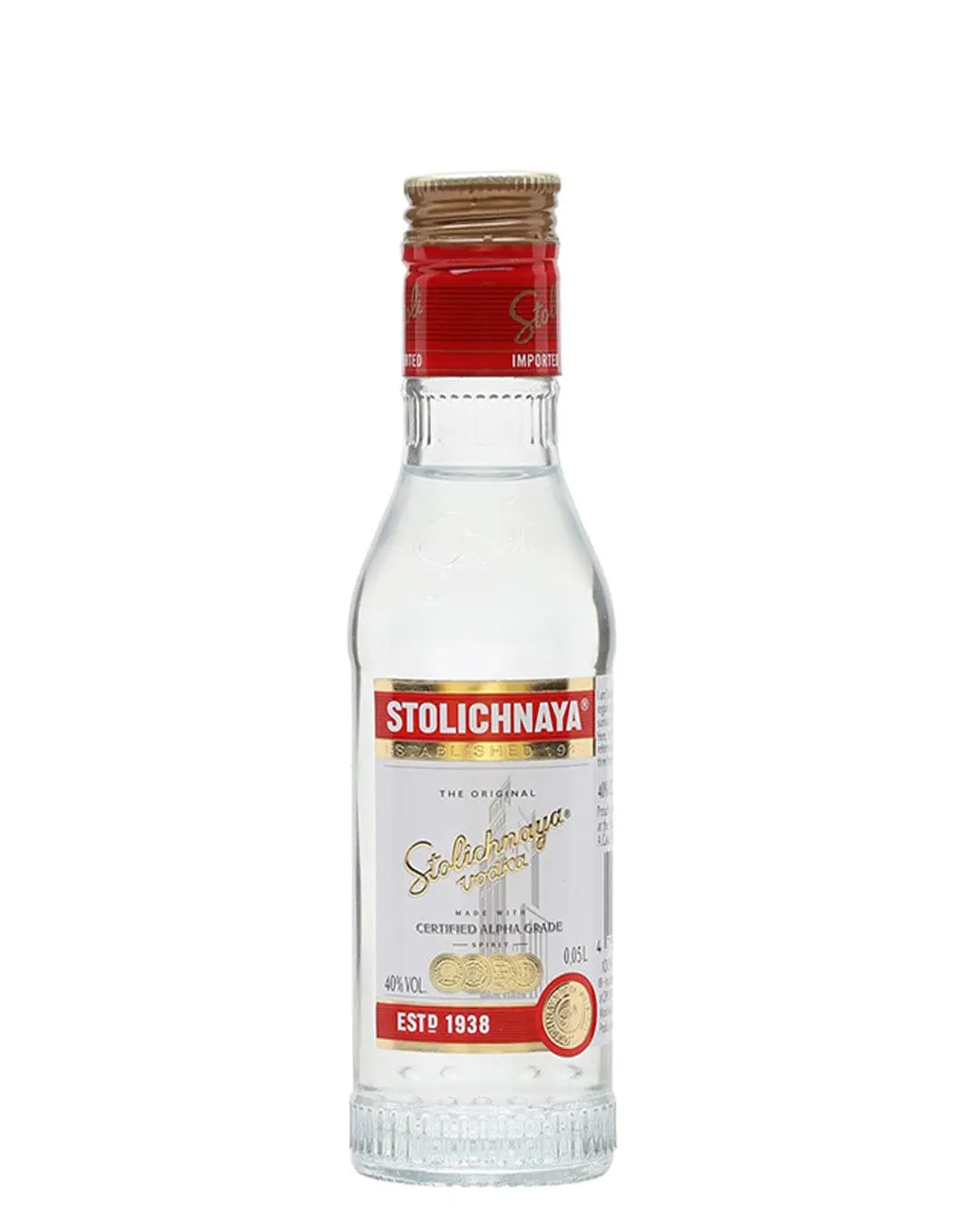 Stolichnaya Vodka Miniature, 5 cl Spirit Miniatures 14750021000017