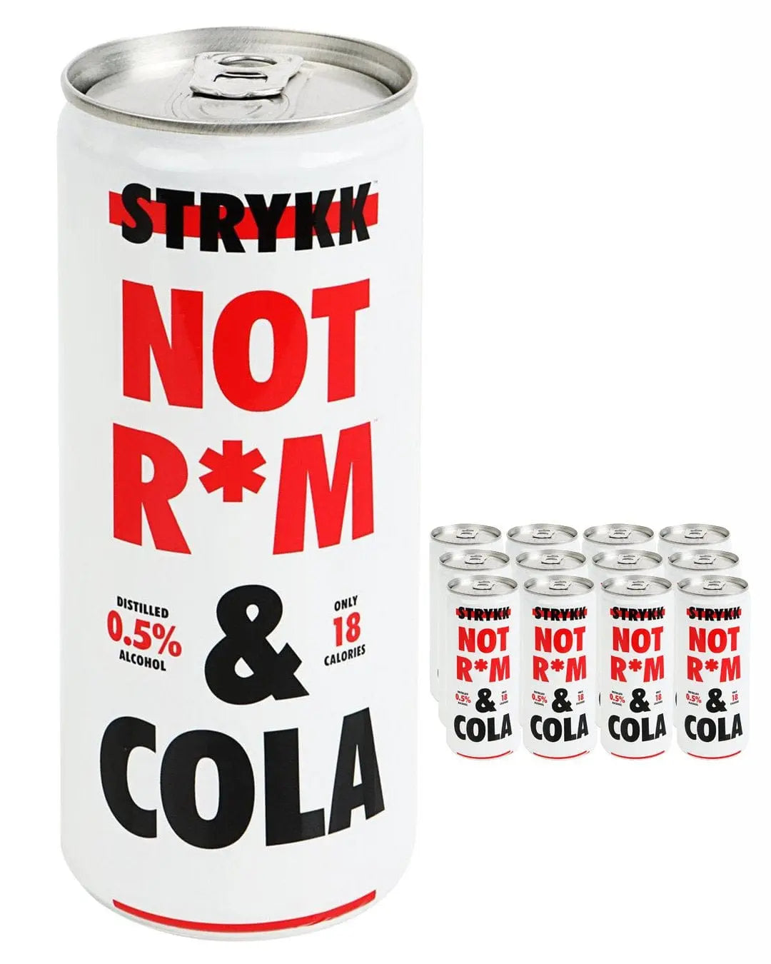 Stryyk Not Rum & Cola Premixed Cocktail Can, 250 ml Ready Made Cocktails 5060595360076