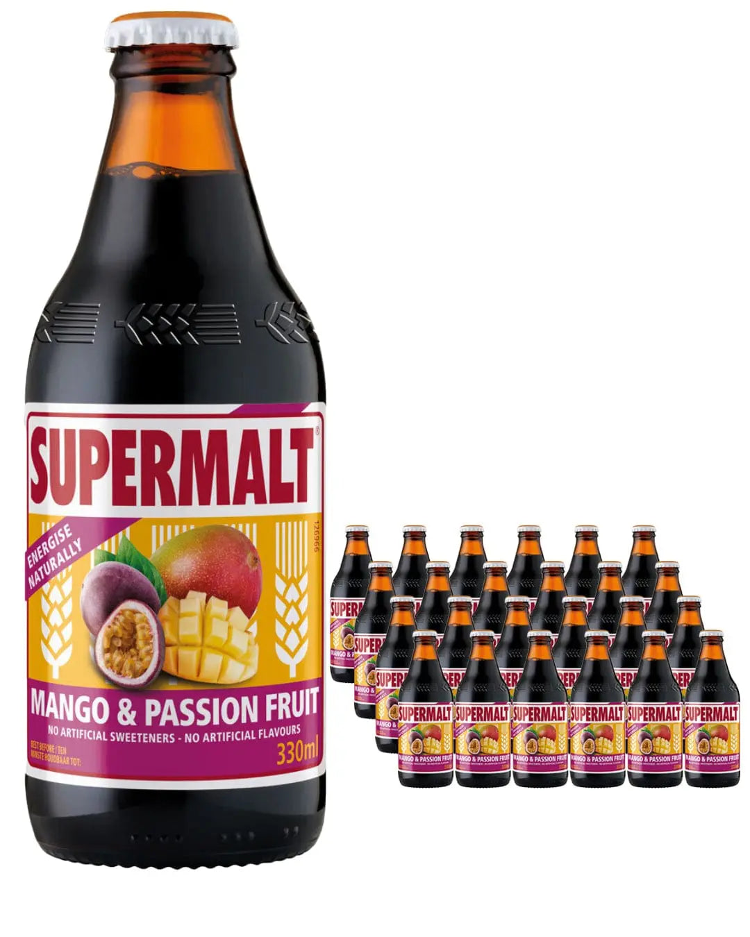 Supermalt Mango & Passionfruit Malt Beverage, 24 x 330 ml – The Bottle Club