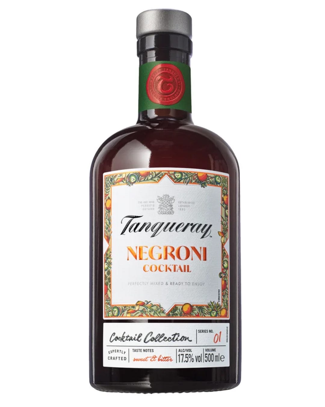 Tanqueray Negroni Cocktail, 50 cl Ready Made Cocktails