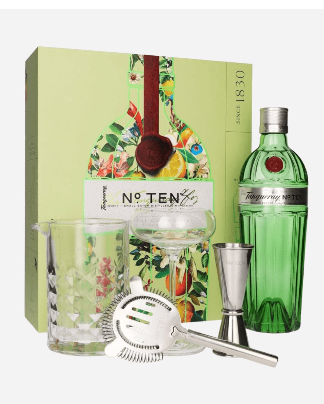 Tanqueray No. Ten Gin Martini Cocktail Collection Gift Set, 70 cl Gin