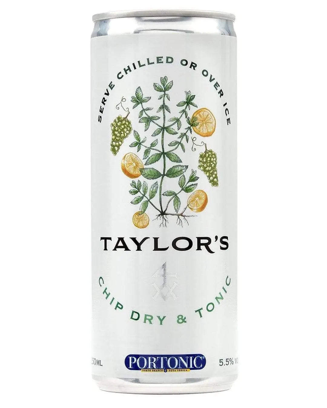 Taylor's Chip Dry & Tonic Can, 250 ml Fortified & Other Wines 5013626116449