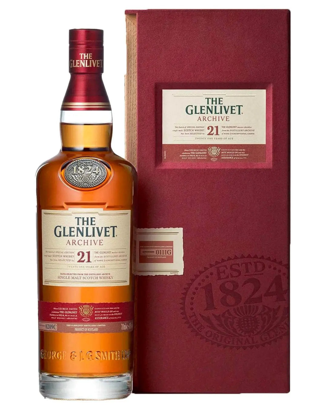 The Glenlivet Archive 21 Year Old Malt Whisky, 70 cl Whisky 5000299226216