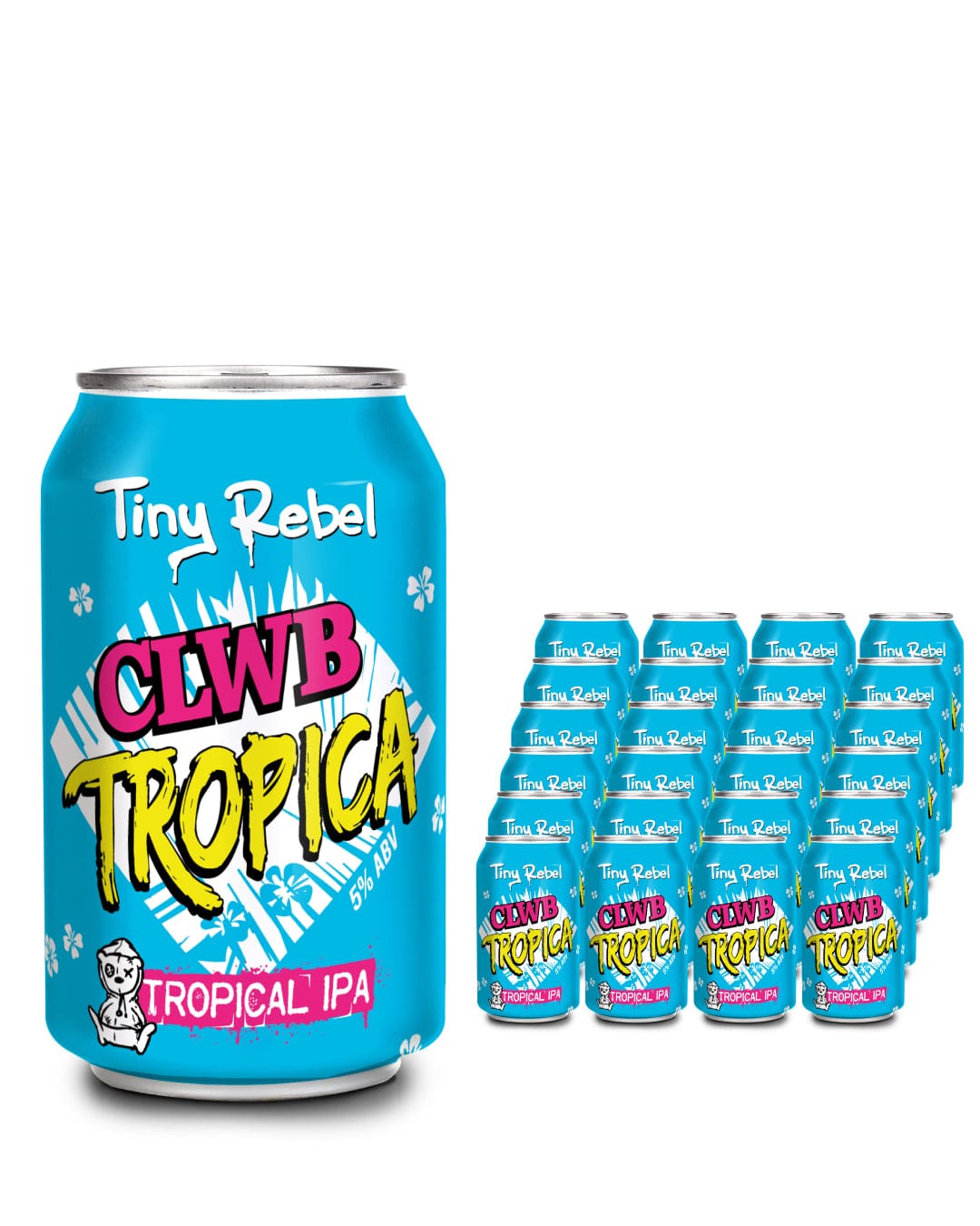 Tiny Rebel Clwb Tropicana Beer Can Multipack, 24 x 330 ml Beer