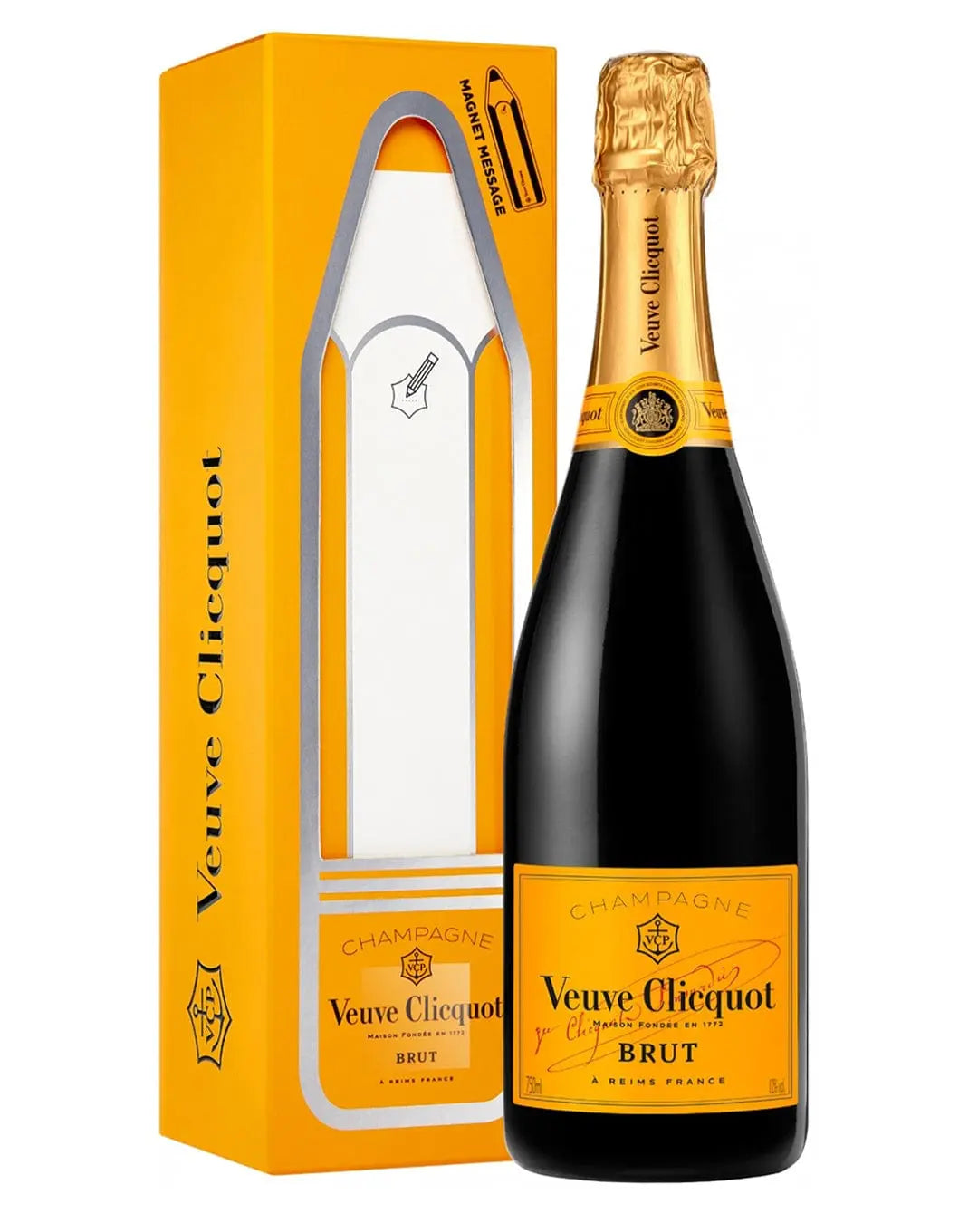 Veuve Clicquot Yellow Label Magnet Message, 75 cl Champagne & Sparkling 3049614174940