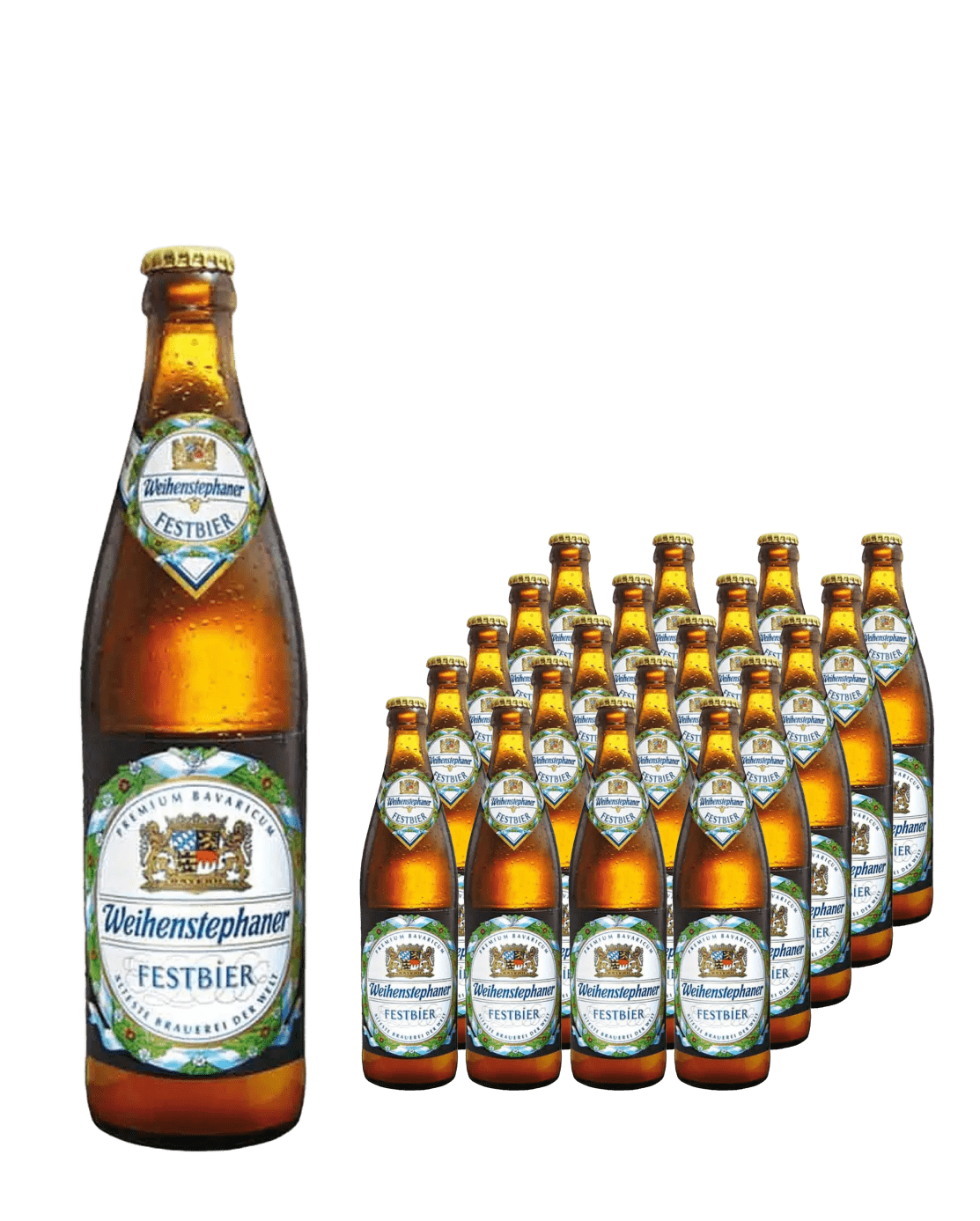 Weihenstephan Festbier Beer Multipack, 20 x 500 ml Beer