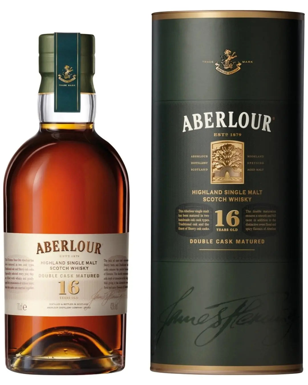 Aberlour 16 Year Old Double Cask Malt Whisky, 70 cl – The Bottle Club