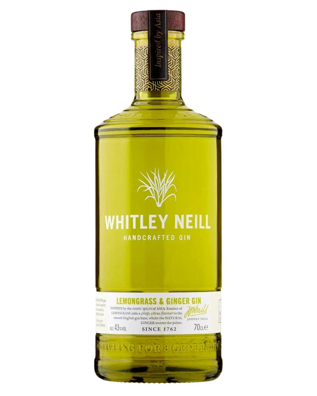 Whitley Neill Lemongrass & Ginger Gin, 70 cl Gin 5011166056232