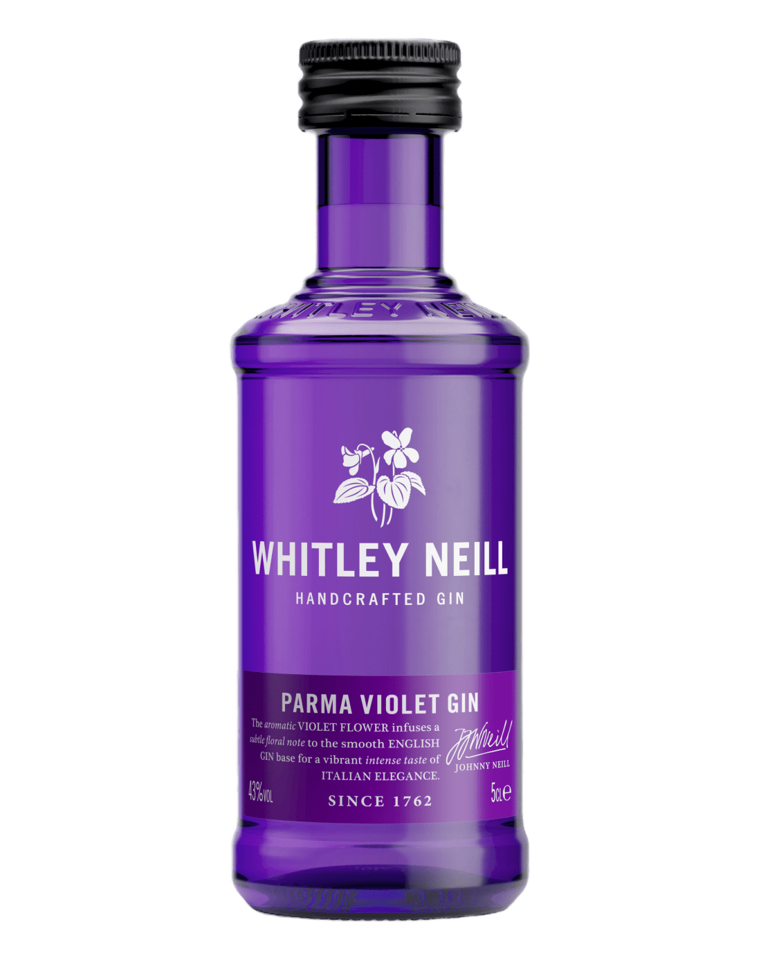 Whitley Neill Parma Violet Gin Miniature, 5 cl Spirit Miniatures