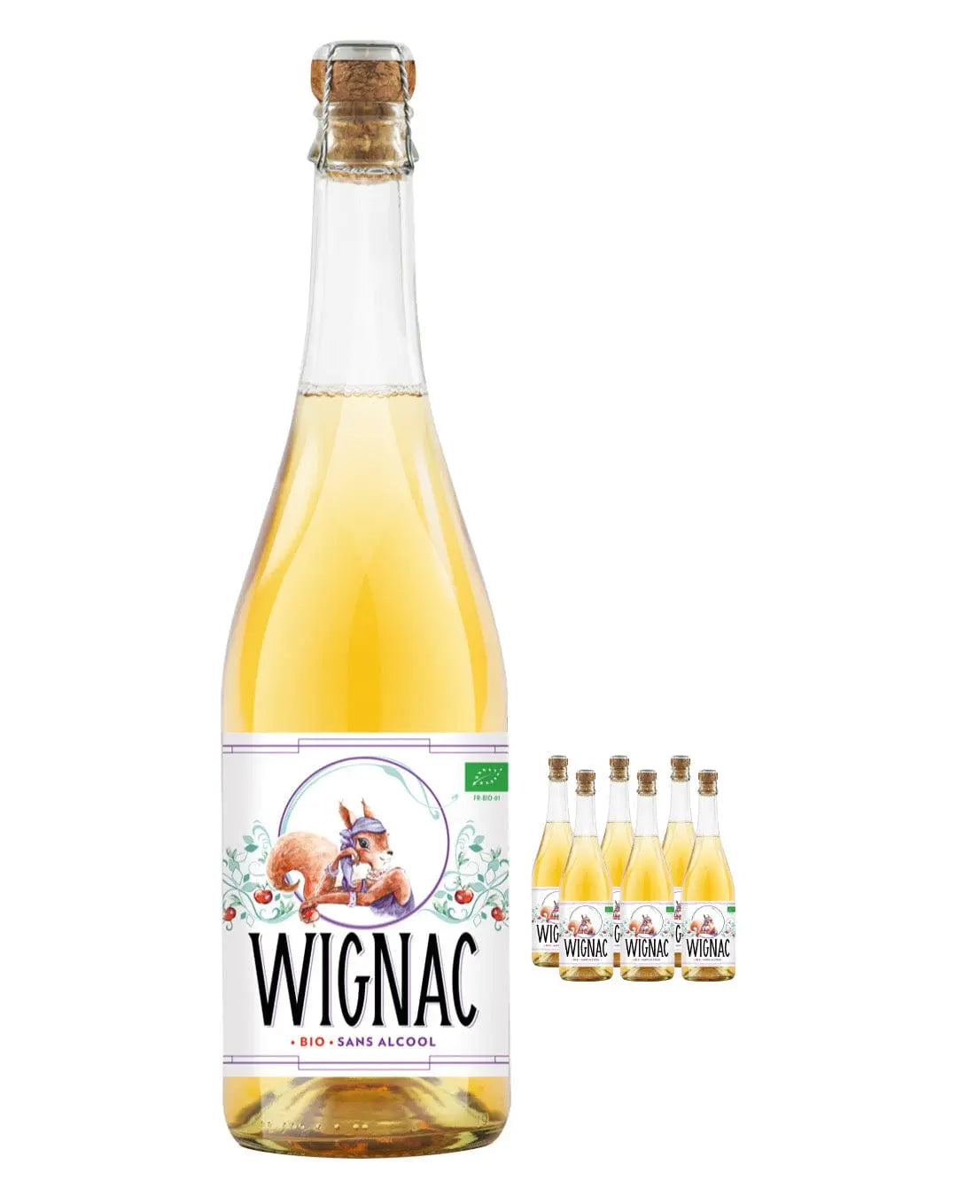 Wignac La Lady Non Alcoholic Cider Multipack, 6 x 750 ml Cider