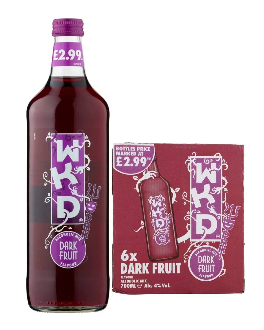 WKD Dark Fruit, 70 cl Ready Made Cocktails