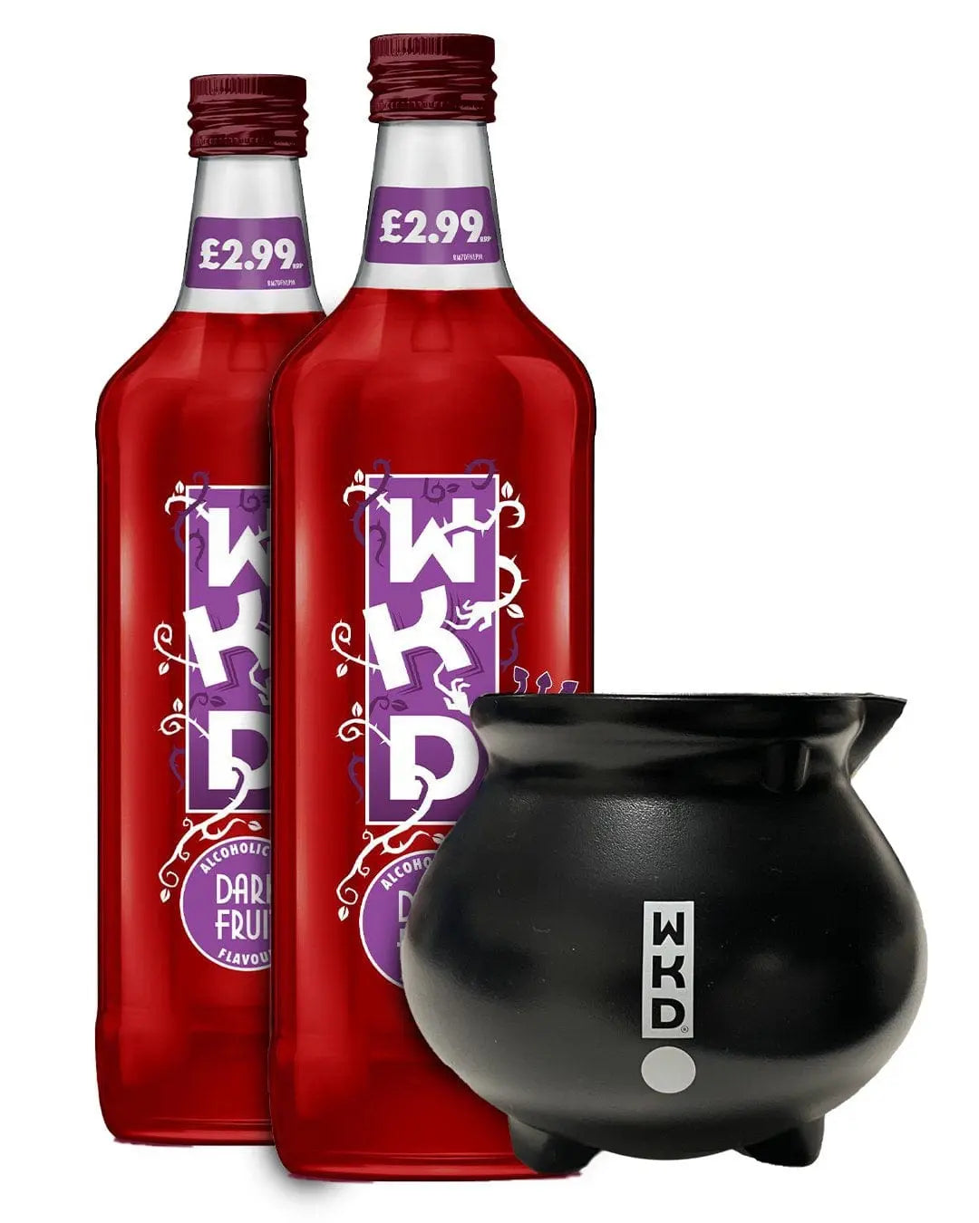 WKD Dark Fruit Duo, 2 x 70 cl Ready Made Cocktails