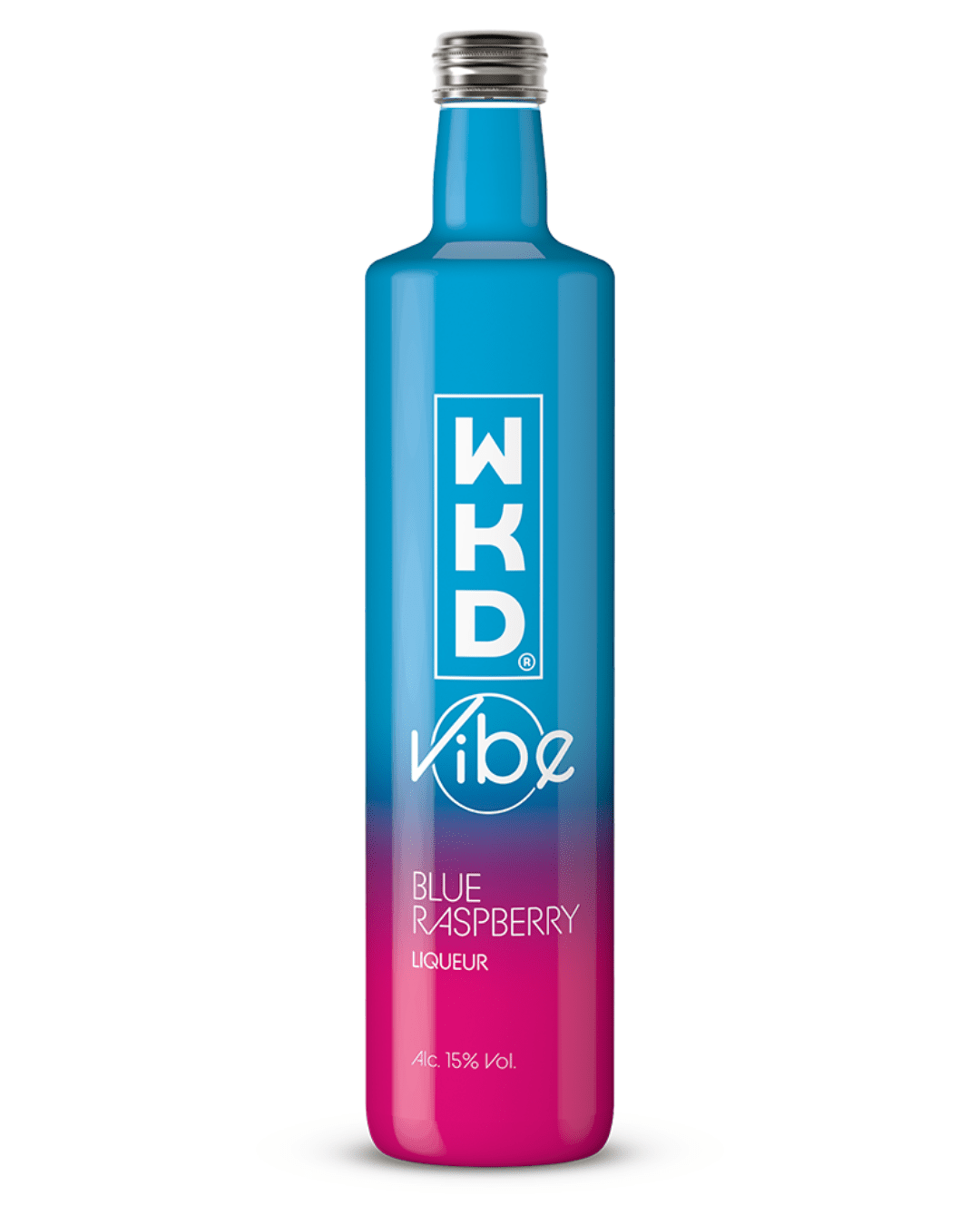 WKD Vibe Clear Blue Raspberry Liqueur, 50 cl Liqueurs & Other Spirits