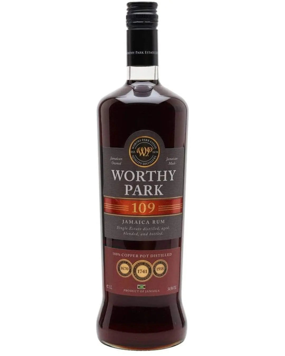 Worthy Park 109 Rum, 1 L Rum